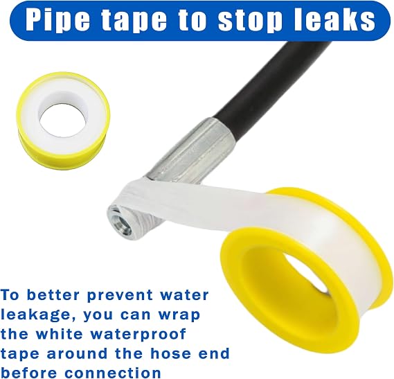 20M/65FT High Pressure Washer Drain Hose Kit 5800 PSI / 400 bar, Compatible with Karcher K2-K7 Series, Lavor & Bosch - Sewer Jetter with Jet & Rotating Nozzle for Drains, Patios, Driveways