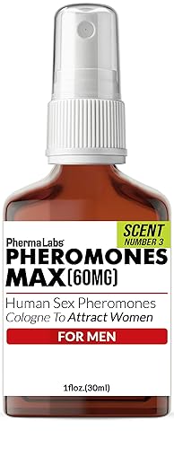 Aroma número 3 - Atrae mujeres Phermones Max - Colonia para hombres botella de 1 oz