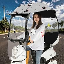 Scooter Canopy Umbrella for Scooter Enclosed Bracket Rain Cover Electric Motorcycle Umbrella Canopy Awning Universal Motor Scooter Umbrella