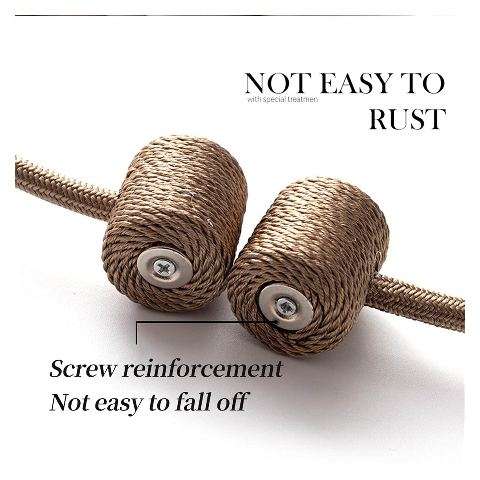 Sangles de Rideaux Rideau Boucle Magnétique Bricolage Rideaux Sangle Aimant Cylindrique Crochet Attache Corde Installation Gratuite Boucle Simple Rideau Décoration