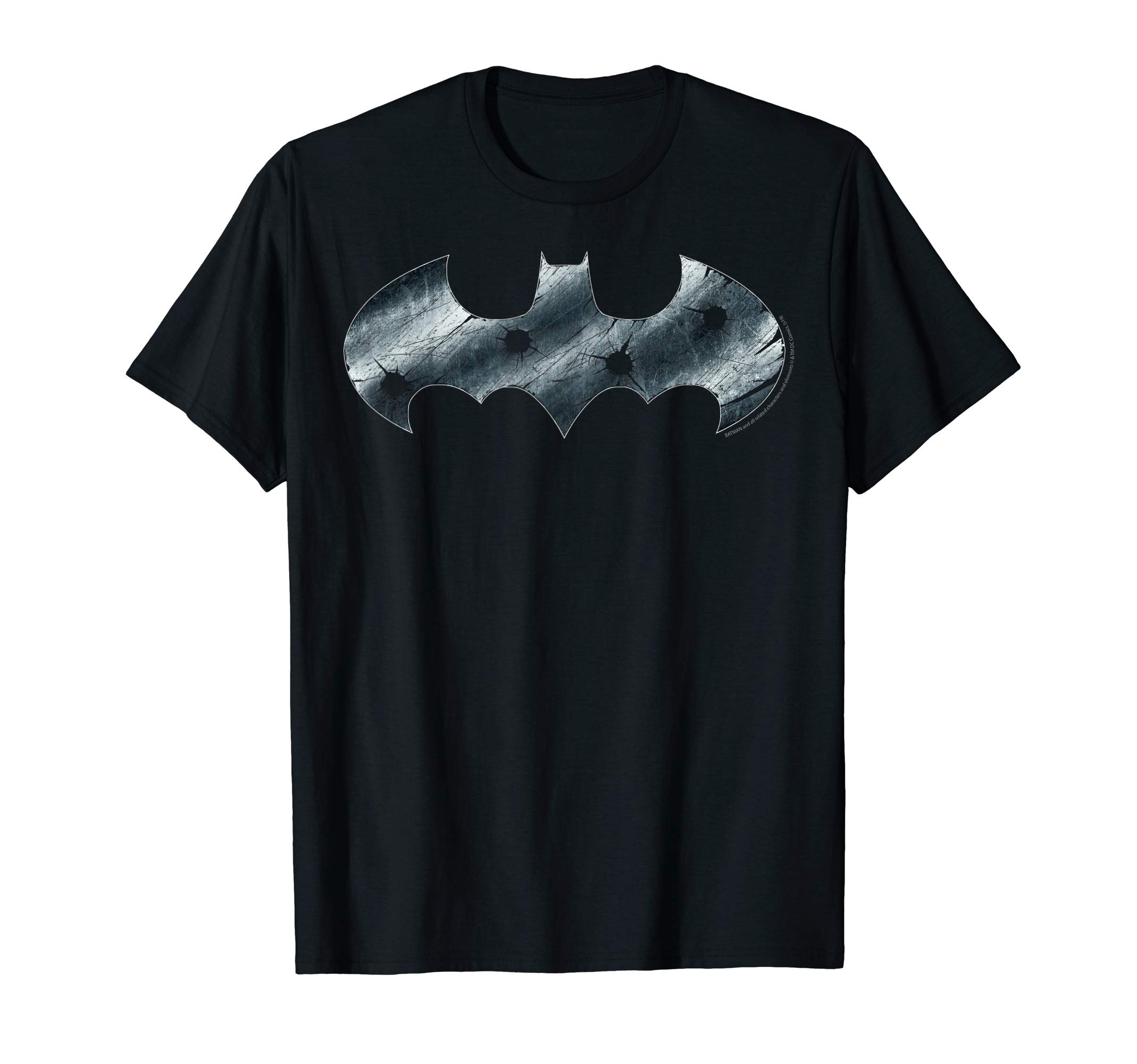 DC ComicsBatman Steel Logo T-ShirtOEKO-TEX STANDARD 100