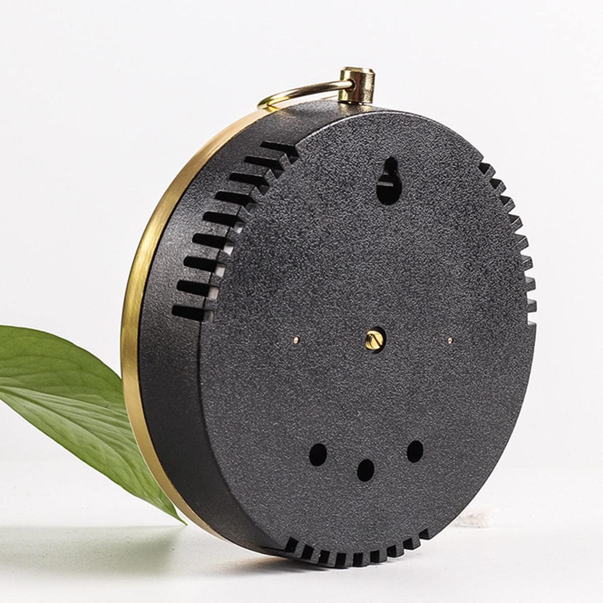 Weather Barometer, Barometers for The Home, Fishing Barometer, Barometer Indoor, Barometric Pressure Gauge, Garden Barometer Outdoor, Analog Barometer Weather Station Instruments(Gold)
