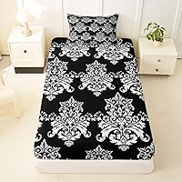 Vista 49 de Juego de ropa de cama con estampado de leopardo, tamaño individual, juego de cama de guepardo africano para decoración de dormitorio