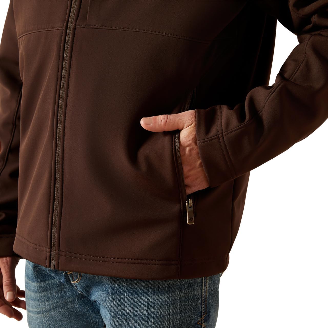 ARIAT mens Vernon Softshell Jacket - Image 3