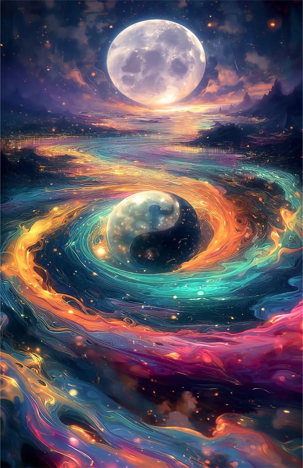 Paesaggi Yin Yang - Puzzle 1100 Pezzi per Adulti 87x42cm | Passatempo Rilassante e Antistress | Arte da Parete e Decorazione Casa