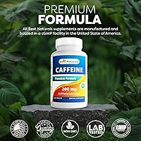 Vista 5 de Best Naturals Píldoras de cafeína de 200 mg, 120