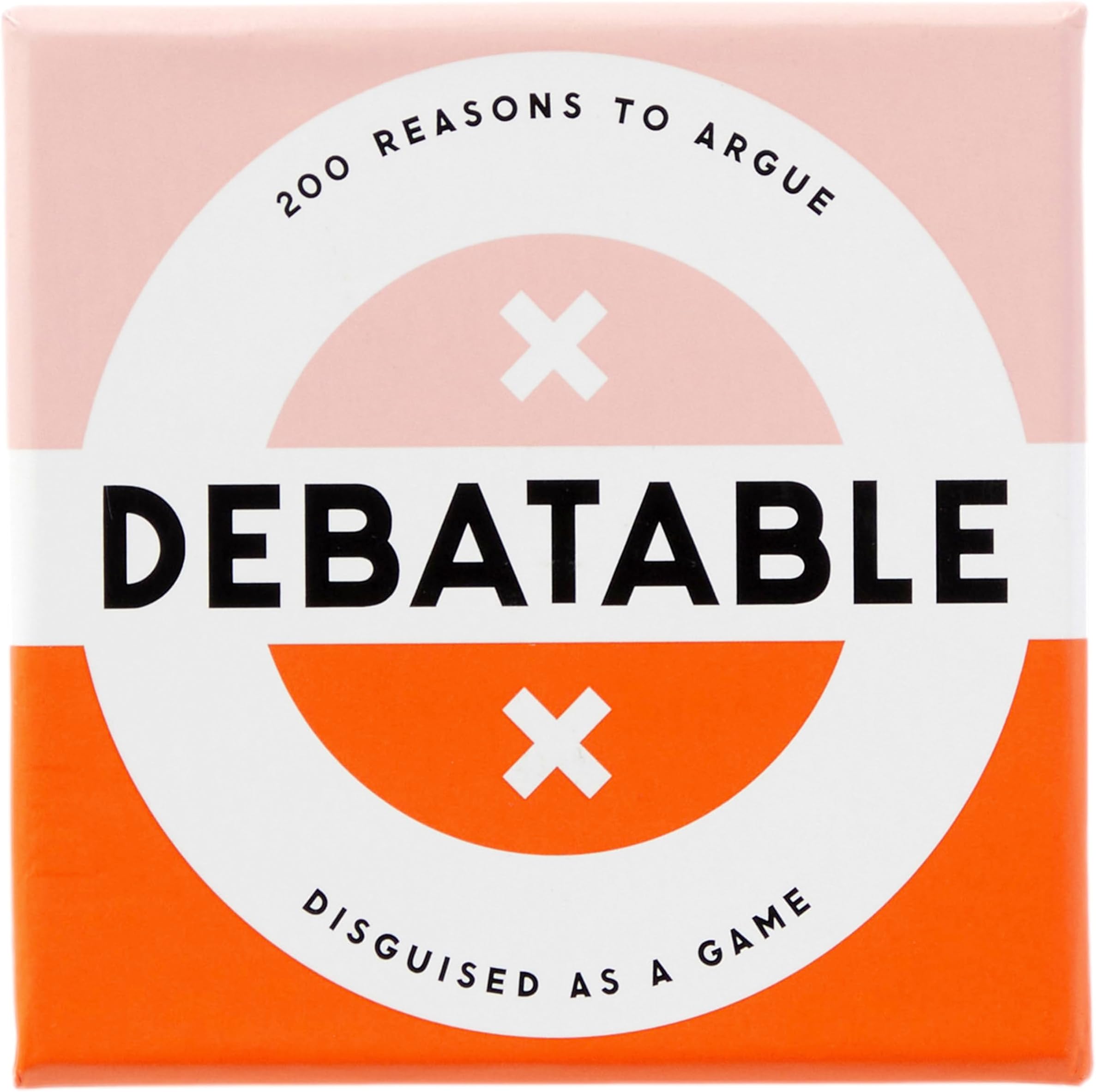 Brass Monkey Debatable Game Set | 200 Two-Sided Game Cards for Things to Argue About | Social Game | Great Gift for Adults