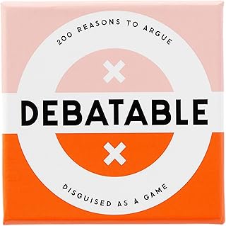 Brass Monkey Debatable Game Set | 200 Two-Sided Game Cards for Things to Argue About | Social Game | Great Gift for Adults
