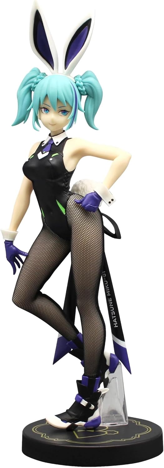 FURYU Corporation-Hatsune Miku BiCute Bunnies Figure -Street Violet Color ver.-