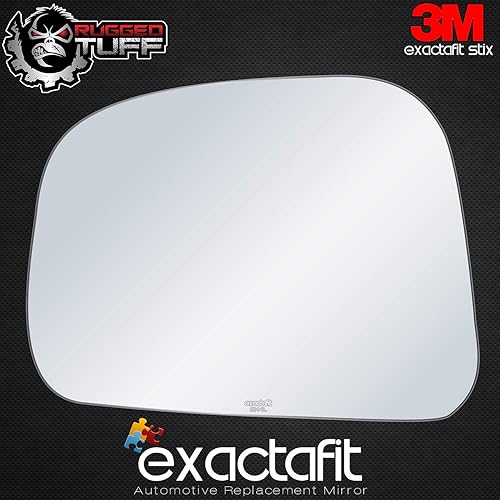 Miniatura 3 de exactafit 8144L - Reparación de cristal para espejo lateral del conductor compatible con Nissan Versa 2007, 2008, 2009, 2010, 2011, 2012