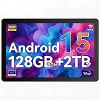 Vista 8 de Tableta, tableta de 10 pulgadas Android 15 con procesador Octa-core, 30GB+128GB+2TB Expand, 6200mAh, 15W carga rápida, pantalla IPS HD 1280x800