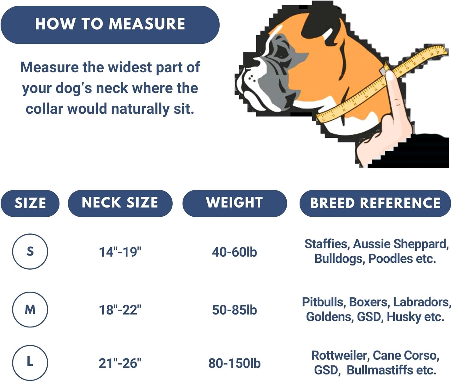 Spark Paws Tactical Dog Collar with Handle - Premium Quality Collar, Robust and Durable Design for Large, Strong Breeds - Pitbulls, Labradors, GSD - Snow Cone - S - 1.5"