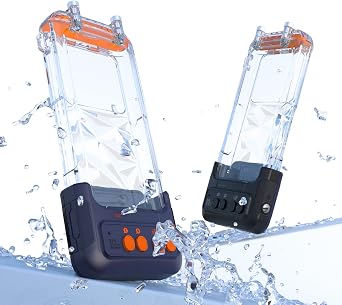 Sublue H1+ Smart Waterproof Phone Case for 165 79 10 mm Phones - Intelligent Underwater Camera, 10m Waterproof, Orange