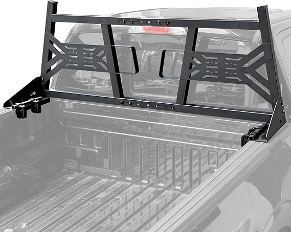 JOYTUTUS Extendable Headache Rack for Full-Size Trucks Pickup Back ...