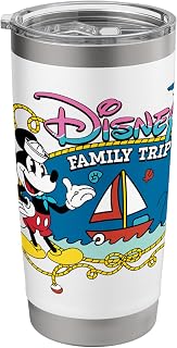 Disney Cruise Mickey & Minnie Family Trip Vacation Matching Stainless Steel Insulated Tumbler