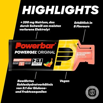 PowerBar PowerGel Original High Carb Energy Gel