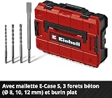 Einhell Professional Marteau perforateur sans fil TP-HD 18/28 Li BL +4 (1 x 3,0 Ah+) Power X-Change (18 V, sans charbon, 3 J, SDS-Plus, 4 fonctions, accessoires, avec batterie 3,0 Ah Plus et chargeur) - 6
