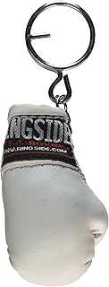 Ringside mens keyring, White, mini US