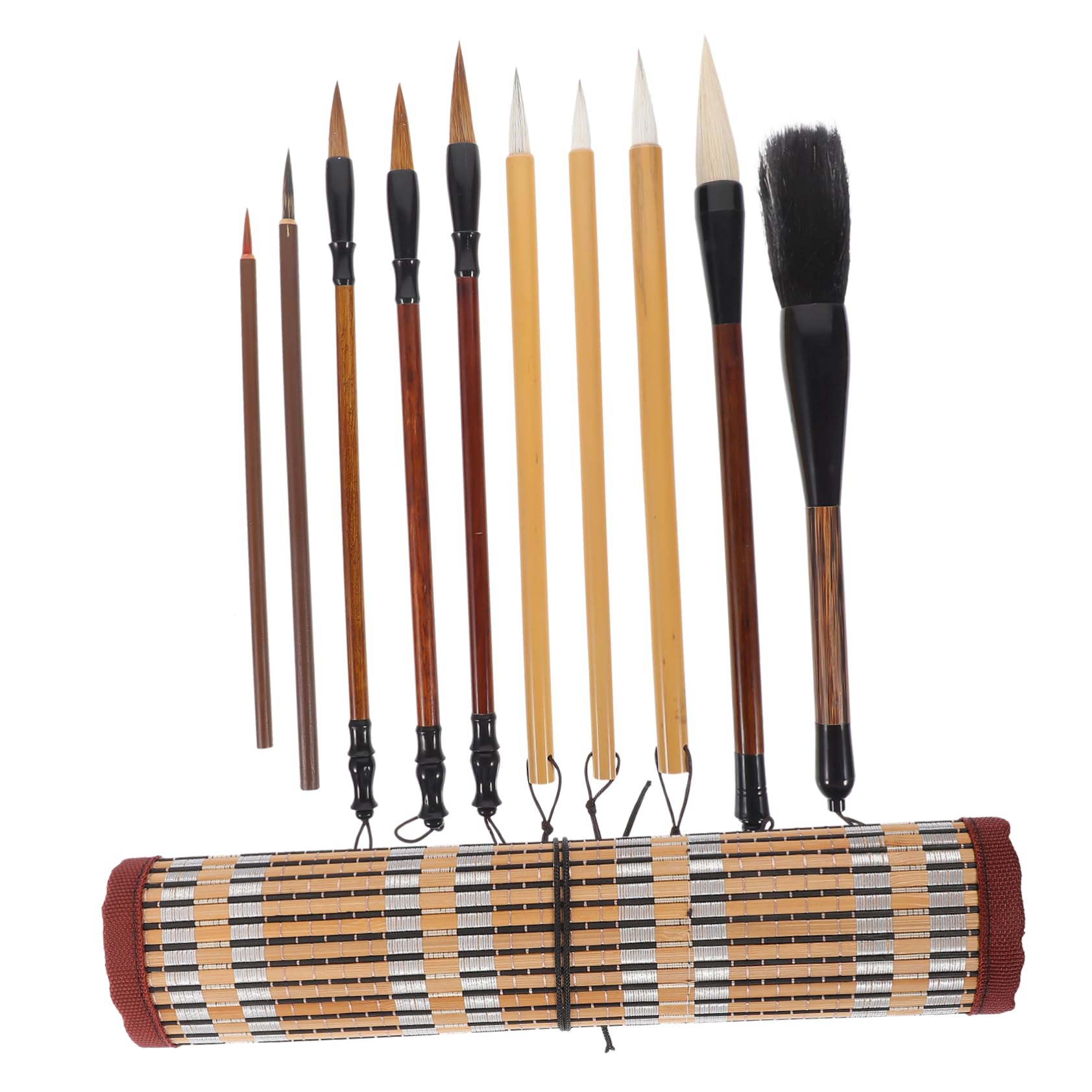 Holibanna 1Set Chinese Calligraphy Brush Traditional Art Supplies for Writing and Painting Fine Tip Calligraphy Pens Excellent Ink Absorption for Intricate Characters and