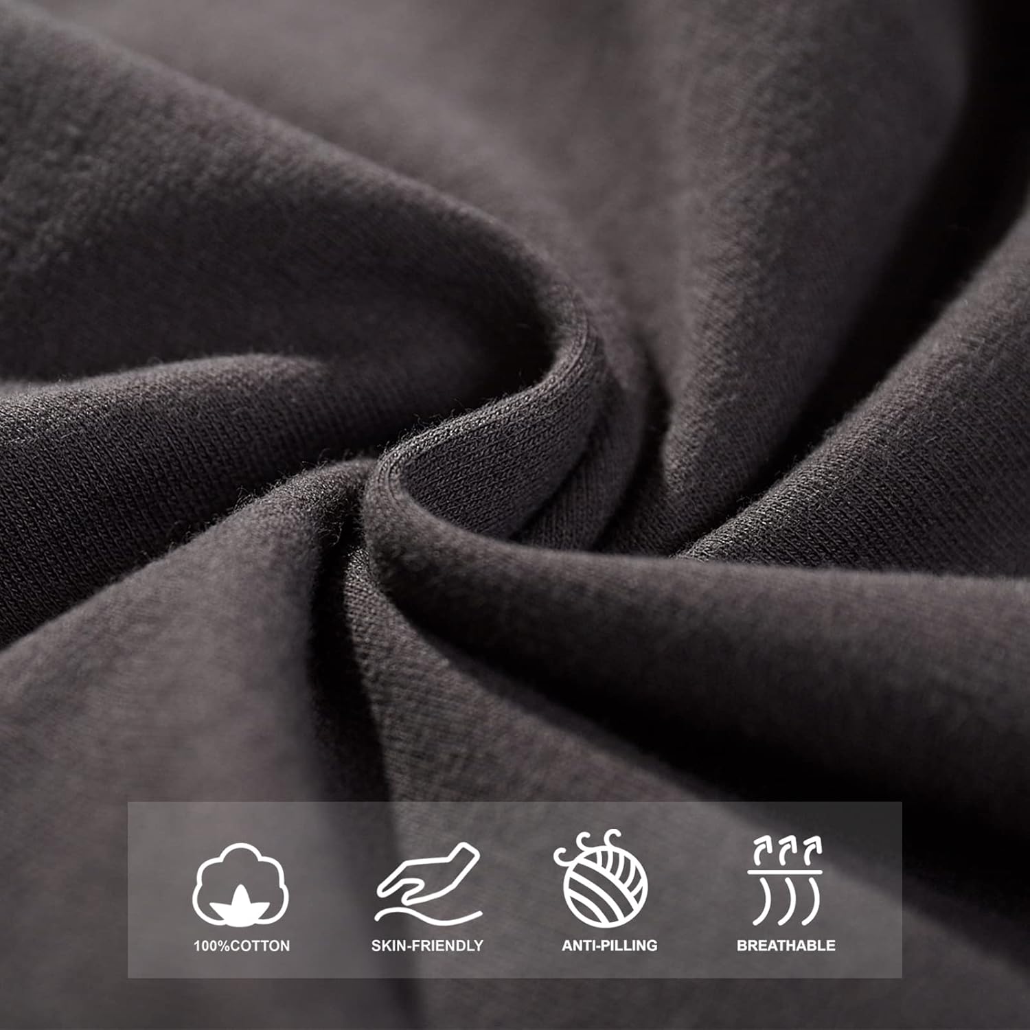 AMY COULEE Mens Athletic Workout Shorts 5.5" Cotton Casual Shorts Elastic Waist Joggers Sports SweatShorts - Image 6