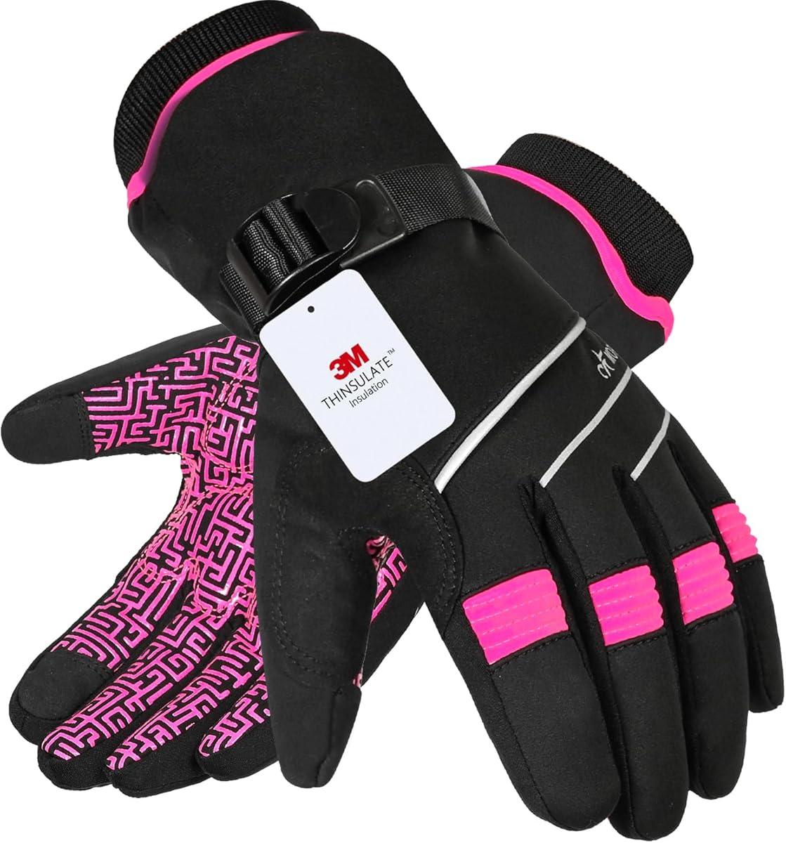 Amazon.com : MOREOK Waterproof & Windproof -30°F Winter Gloves for Men/Women, 3M Thinsulate Thermal Gloves Touch Screen Warm Gloves for Skiing,Cycling,Motorcycle,Running