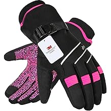 Waterproof &amp; Windproof -30&deg;F Winter Gloves for Men/Women, 3M Thinsulate Thermal Gloves Touch Screen Warm Gloves for Skiing,Cycling,Motorcycle,Running