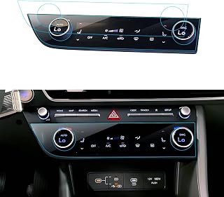 2PCS Car Screen Protector for Hyundai Sonata SE/SEL/SEL Plus/N Line/Limited 2024 2025 Accessories Air Conditioning Nano Touchscreen Protector Film HD Clear Bubble Free