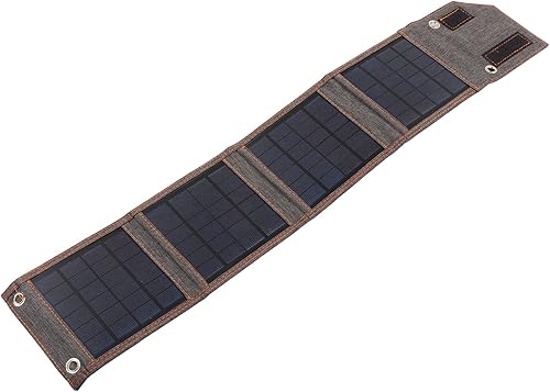 Miniatura 4 de Foldable Solar Panel Charger 8W 5V USB Port, Polycrystalline Silicon Outdoor Portable Battery - High Efficiency, Lightweight Design, Ideal for