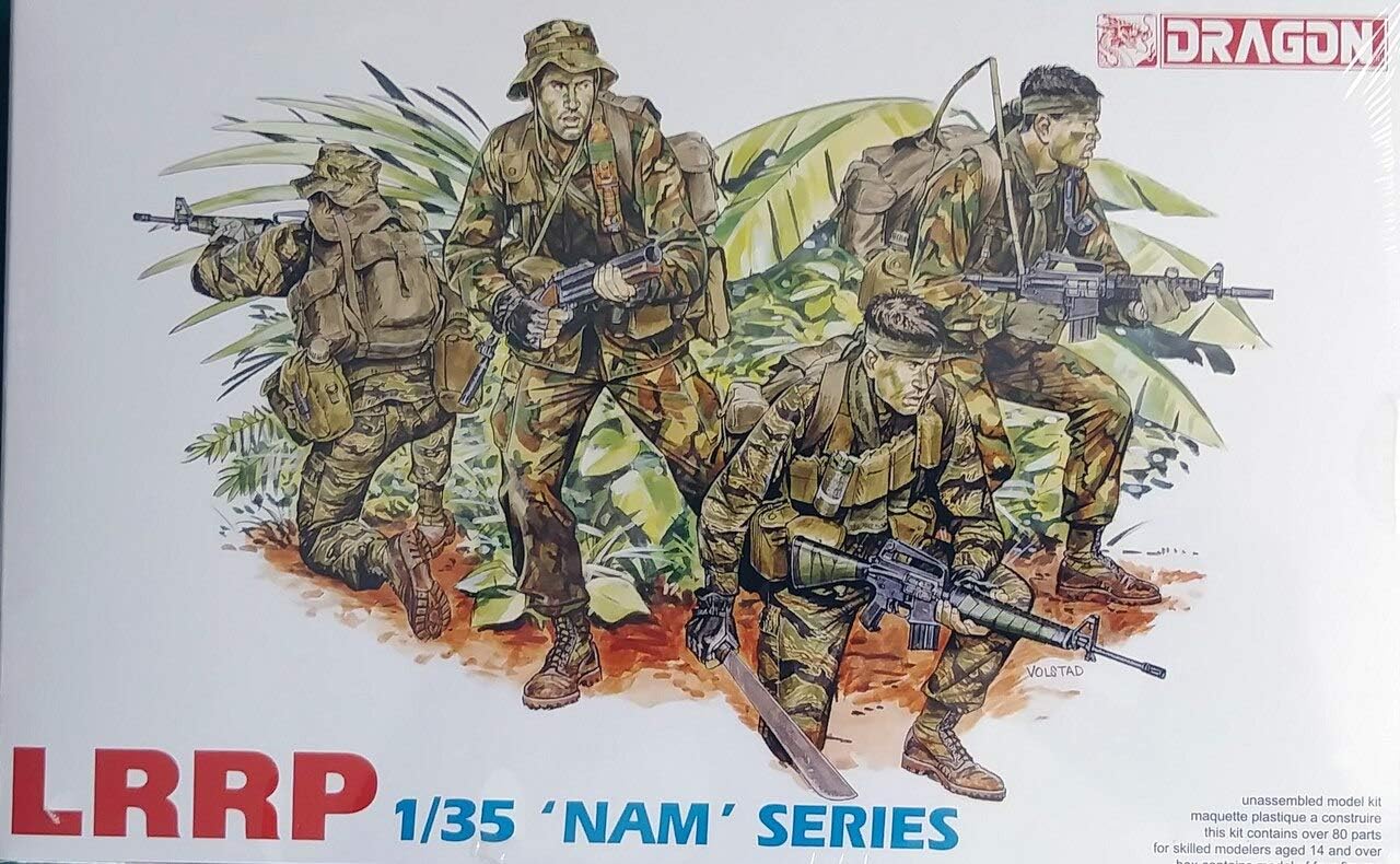 Dragon Models LRRP U.S. Army Long Range Recon Patrol 4 Figure Set (1/35 Scale)