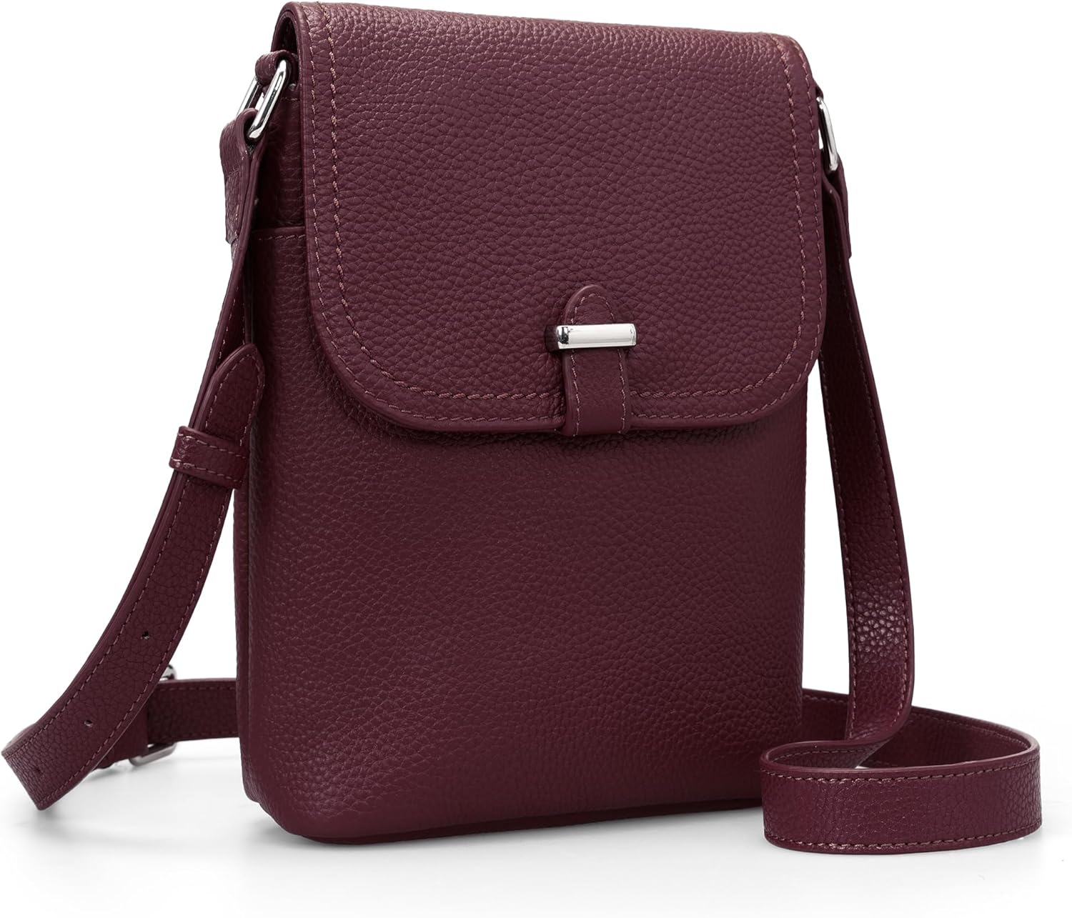 befen Genuine Leather Small Crossbody Bags for Women, Womens Cell Phone Purses Cross body Bag Purse with RFID Card Slots