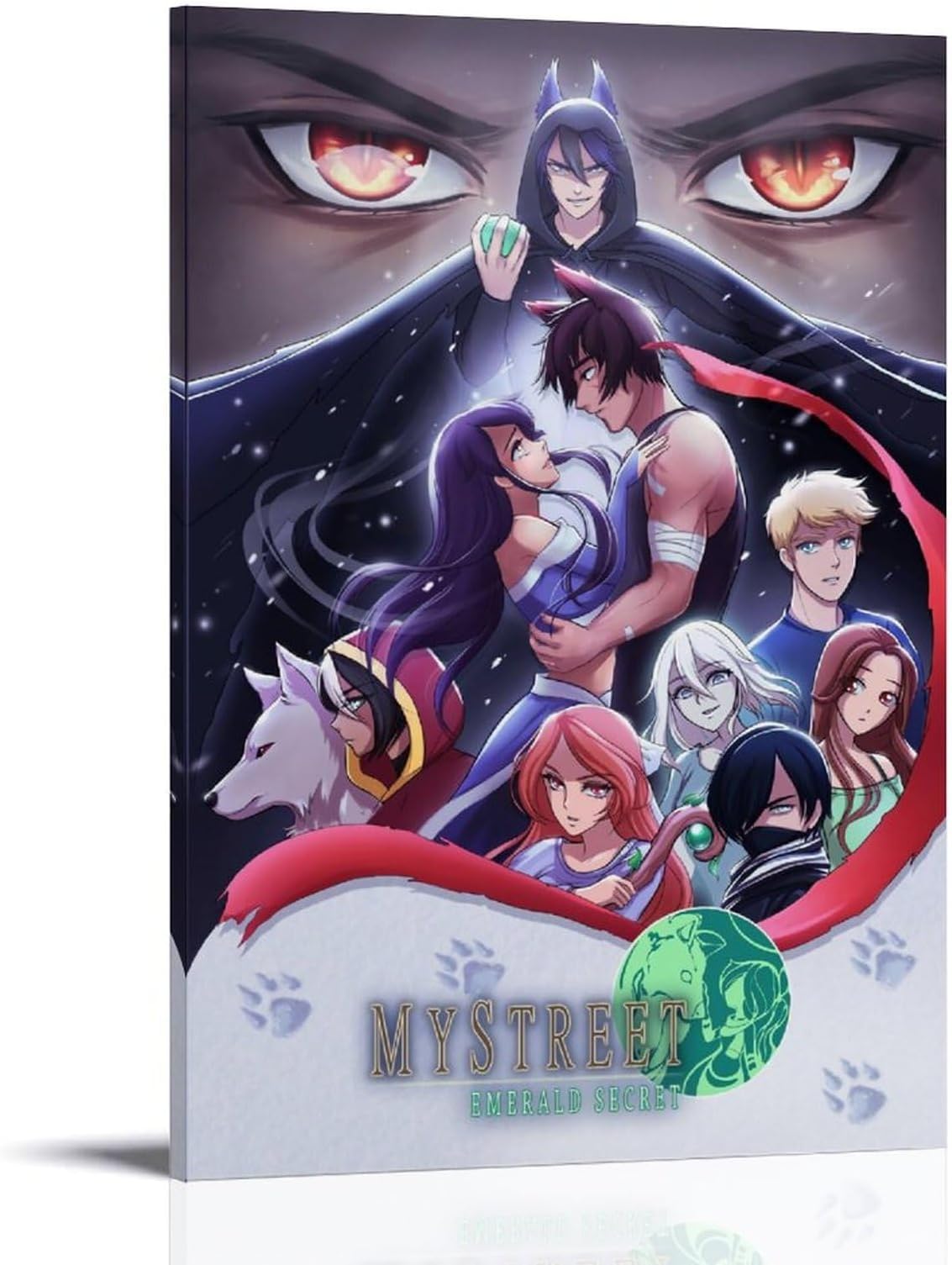Fuwo Anime Aphmau Mystreet Poster Poster 90s Canvas Wall Art Room Aesthetic Decor Posters 16x24inch(40x60cm)