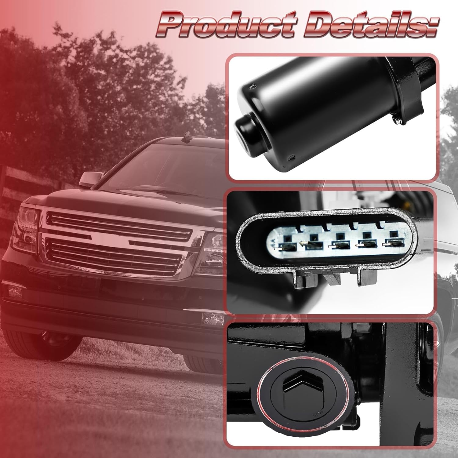 Left Side Power Running Board Motor Compatible with Cadillac Escalade ESV 2007-2014,GMC Yukon XL 2007-2014, Chevrolet Suburban 2007-2014,Chevrolet Avalanche 2007-2014, Replacement# 747-902