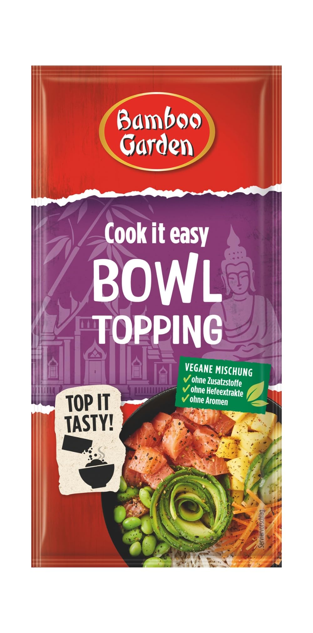 Bamboo Garden - Bowl Topping | Gewürztopping zum Verfeinern von Asia Bowls | Vegan, natürliche Zutaten | 15 g im Beutel