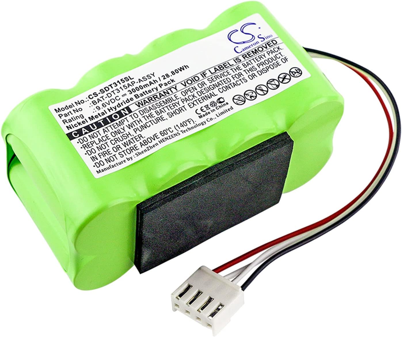 VINTRONS BAT-DT315A/P, BAT-DT315AP-ASSY Replacement Battery for SHIMPO DT-315A, DT-315A Stroboscope,
