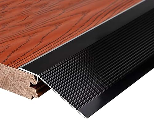 Miniatura 4 de Floor Edge Trim Threshold Stainless Steel Edge 1.5m Aluminum Alloy Drop Threshold Edge Threshold Height Strip Saddle Saddle Shape Bottom Transition