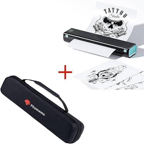 Phomemo M08F - Funda para impresora portátil M08F, para el hogar, negocios, M08F-A4, impresora compacta Bluetooth para tamaño de 8.27 x 11.69,