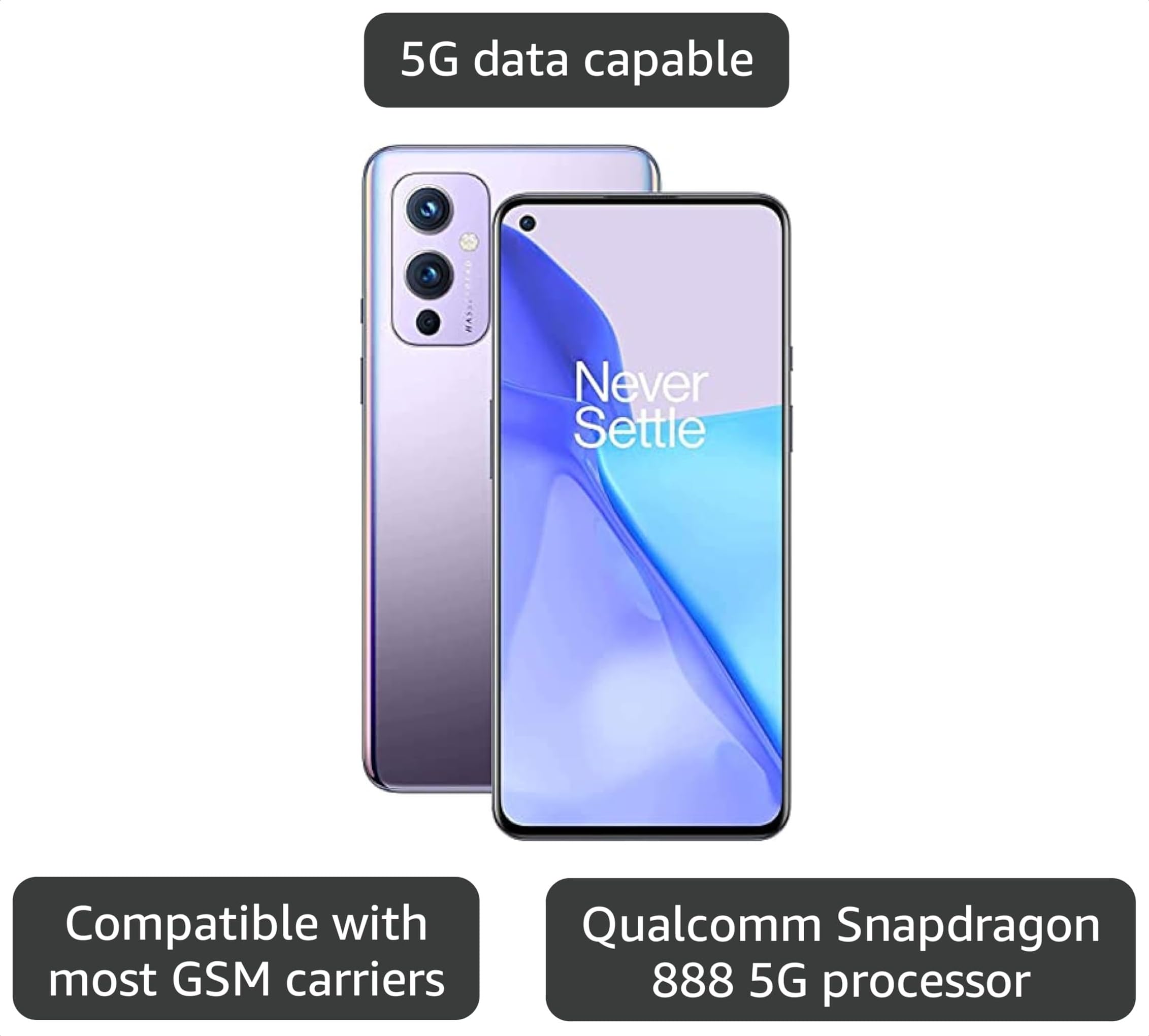 Amazon.com: OnePlus 9, 128GB + 8GB RAM, Winter Mist - Unlocked