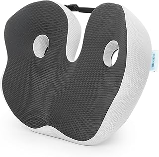 Memory Foam Outfany Ergoseat Cushion – Welnax Orthosoothe Seat Cushion, Libiyi, Hilipert Ergoseat – Coccyx Pain Relief Pillow for Car, Butt Cushion for Sitting, Comfort for Sedentary People