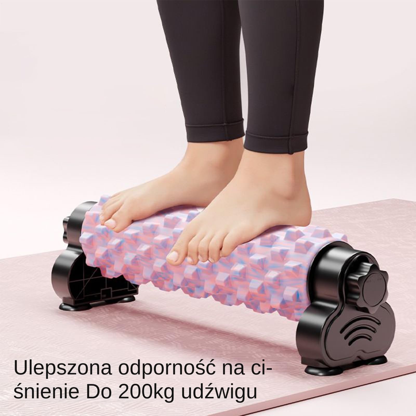 Roller Piankowy do Pleców Głęboki Masaż Rozluźniający Z Przyssawkami