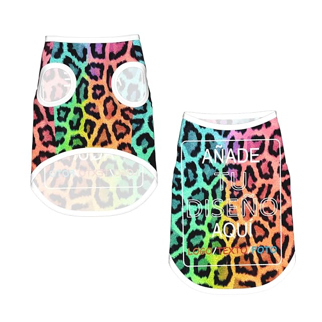 Foto 2 de 6 de Fyralune Camisa Personalizado para Perro con Imagen Nombre Ropa Personalizada Perro Pequeño Diseña tu Logo