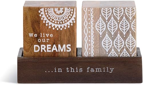 Demdaco Juego de bloques de arte familiar, 3 piezas