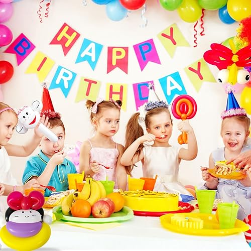 Miniatura 7 de KAWKALSH 260 Globos Largos para Guirnalda de Globos Látex Delgado Engrosado Retorcimiento Animales Modelado Navidad Cumpleaños Boda Fiesta Festival