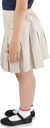 ToBeInStyle ユニフォームスカート 女の子用 US サイズ: 4 カラー: ベージュ