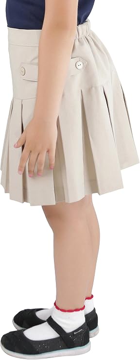 ToBeInStyle ユニフォームスカート 女の子用 US サイズ: 4 カラー: ベージュ