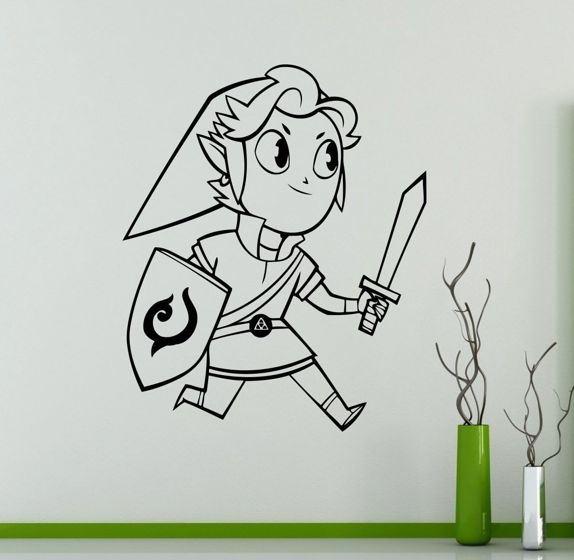 The Legend of Zelda Wall Decal Video Game Vinyl Sticker