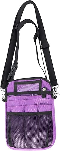 Miniatura 9 de Cinturón organizador de enfermera de 2 caras -12 bolsillos para cintura bolsa de bolsa para tijeras médicas kit herramienta