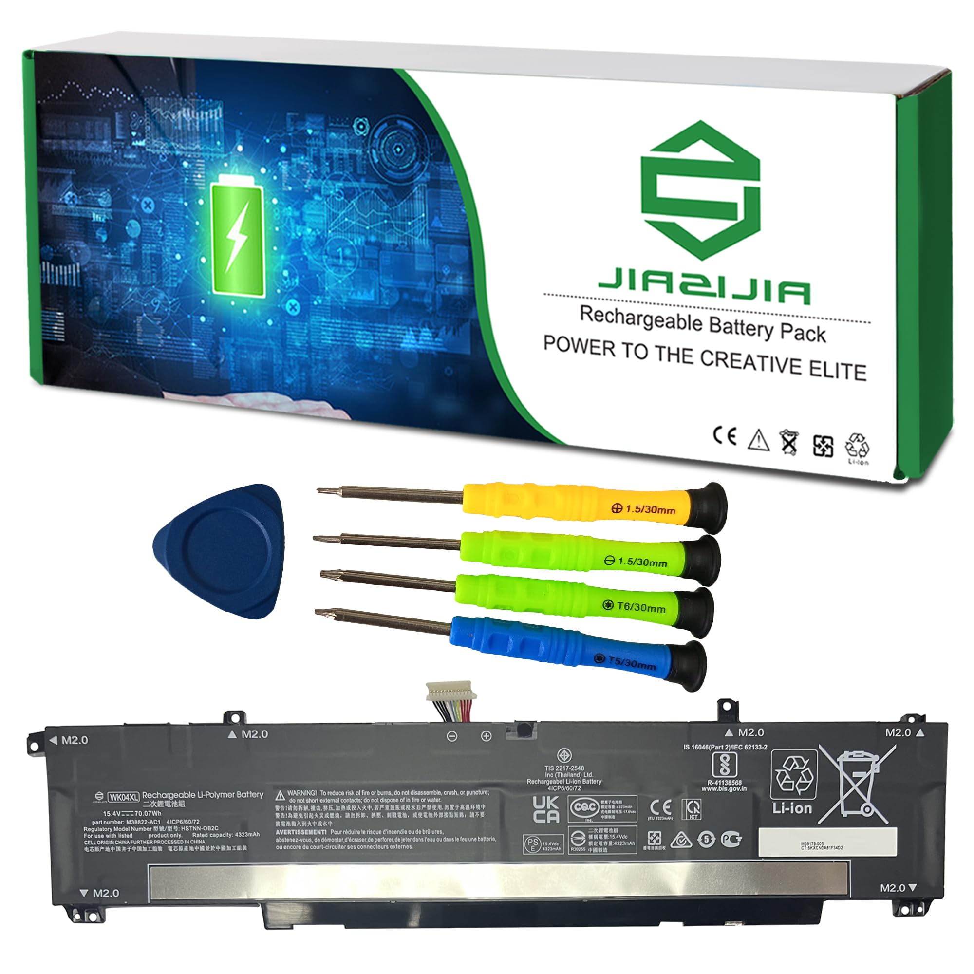 Amazon.com: JIAZIJIA WK04XL M39179-005 Laptop Battery Replacement