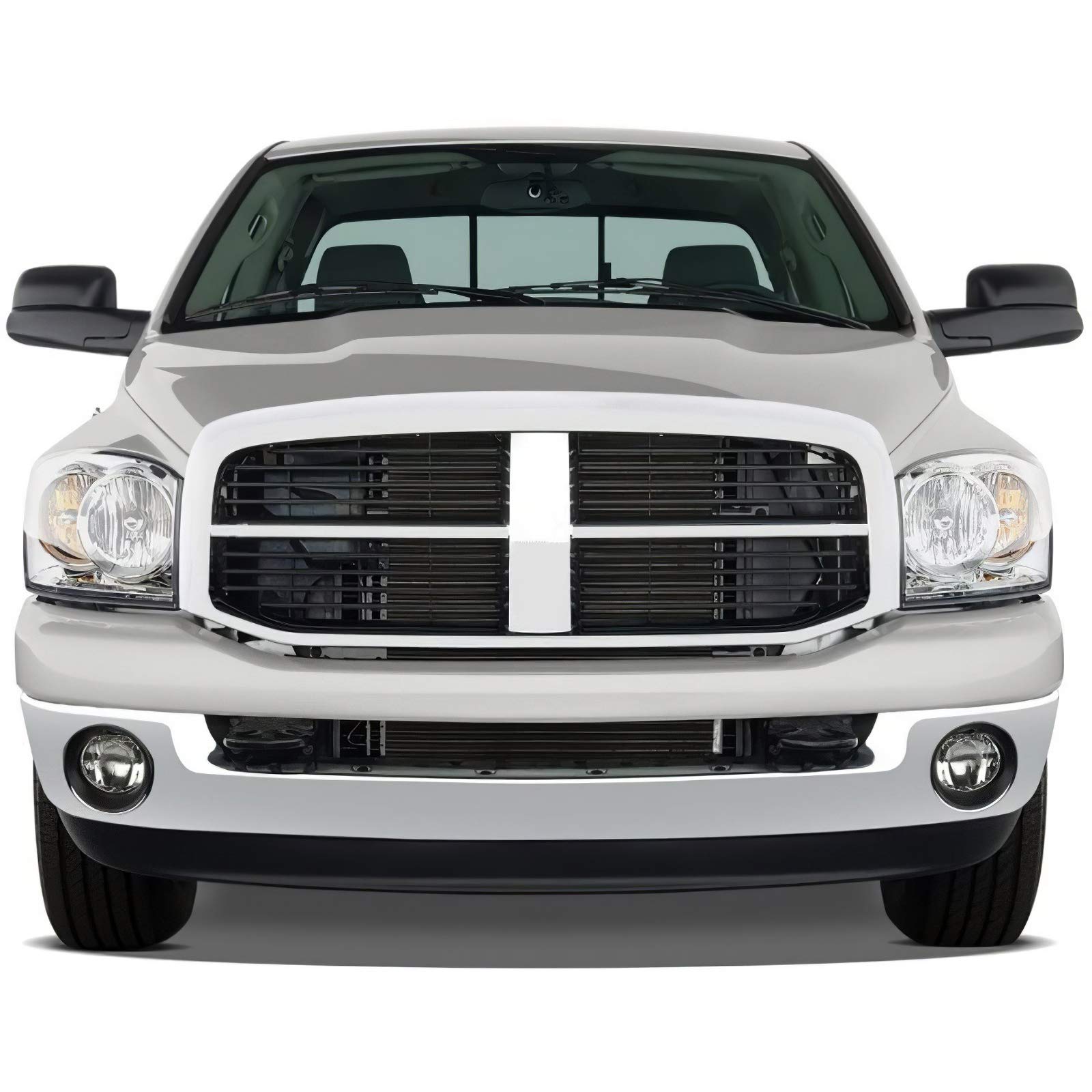 Clear Fog Lights For 2002-2008 Dodge Ram 1500, 2500, 3500 - Direct Replacement Pair