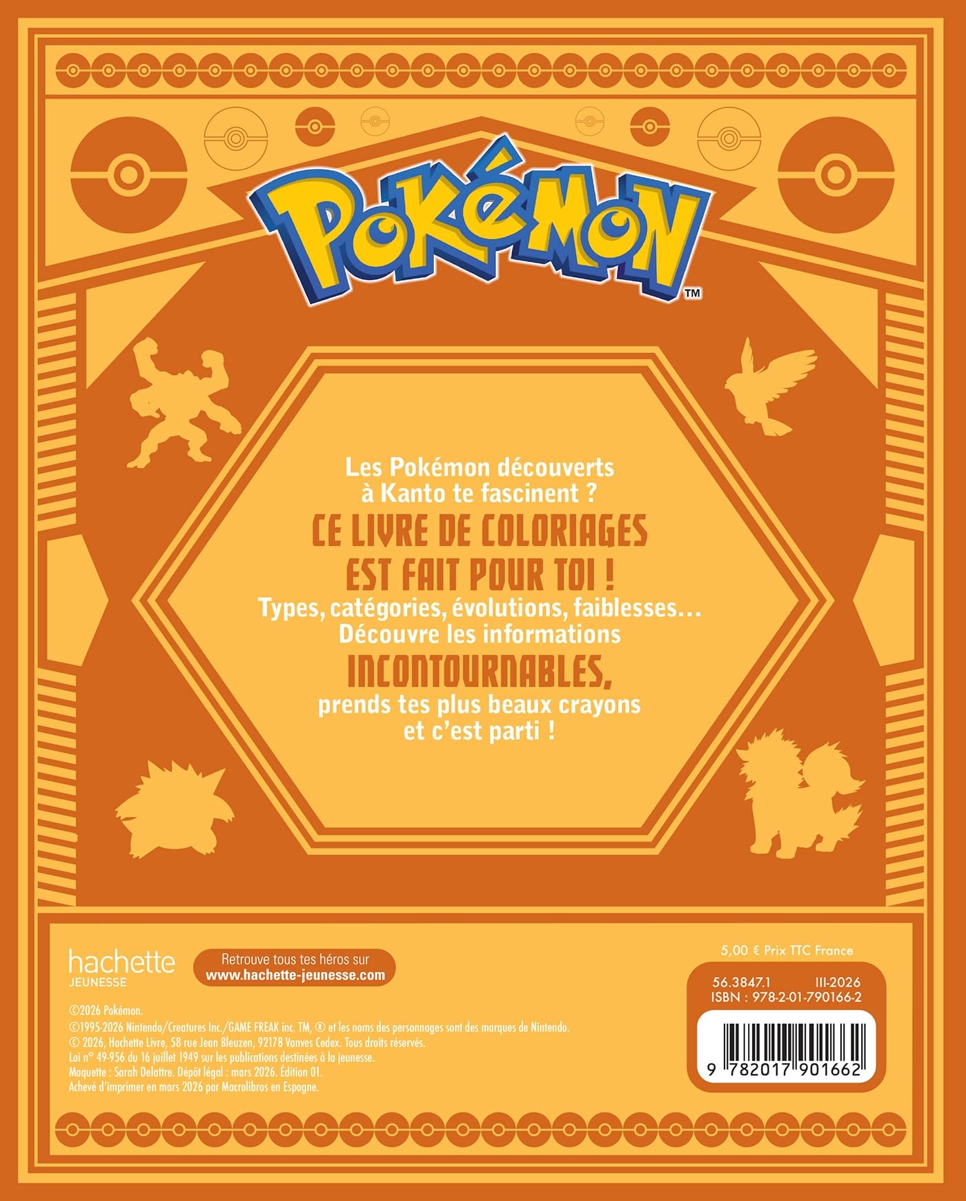 Pokémon - Pokedex à colorier Kanto: édition spéciale anniversaire