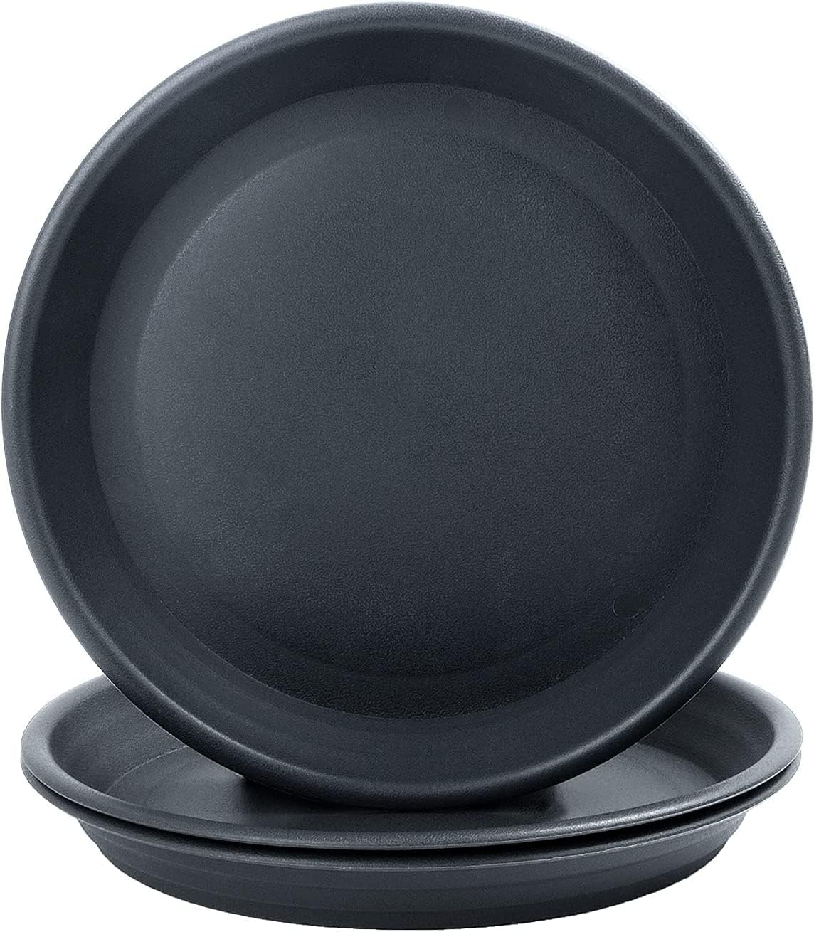 yingd Plant Saucer 20 cm, 3 Pcs Round Plant Pot Saucers, Sturdy Plastic
